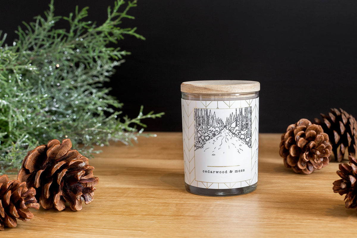 Cedarwood & Moss Candle