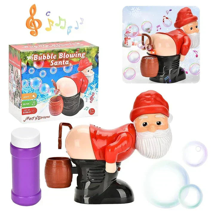 Santa Bubble Blower – Lights & Music