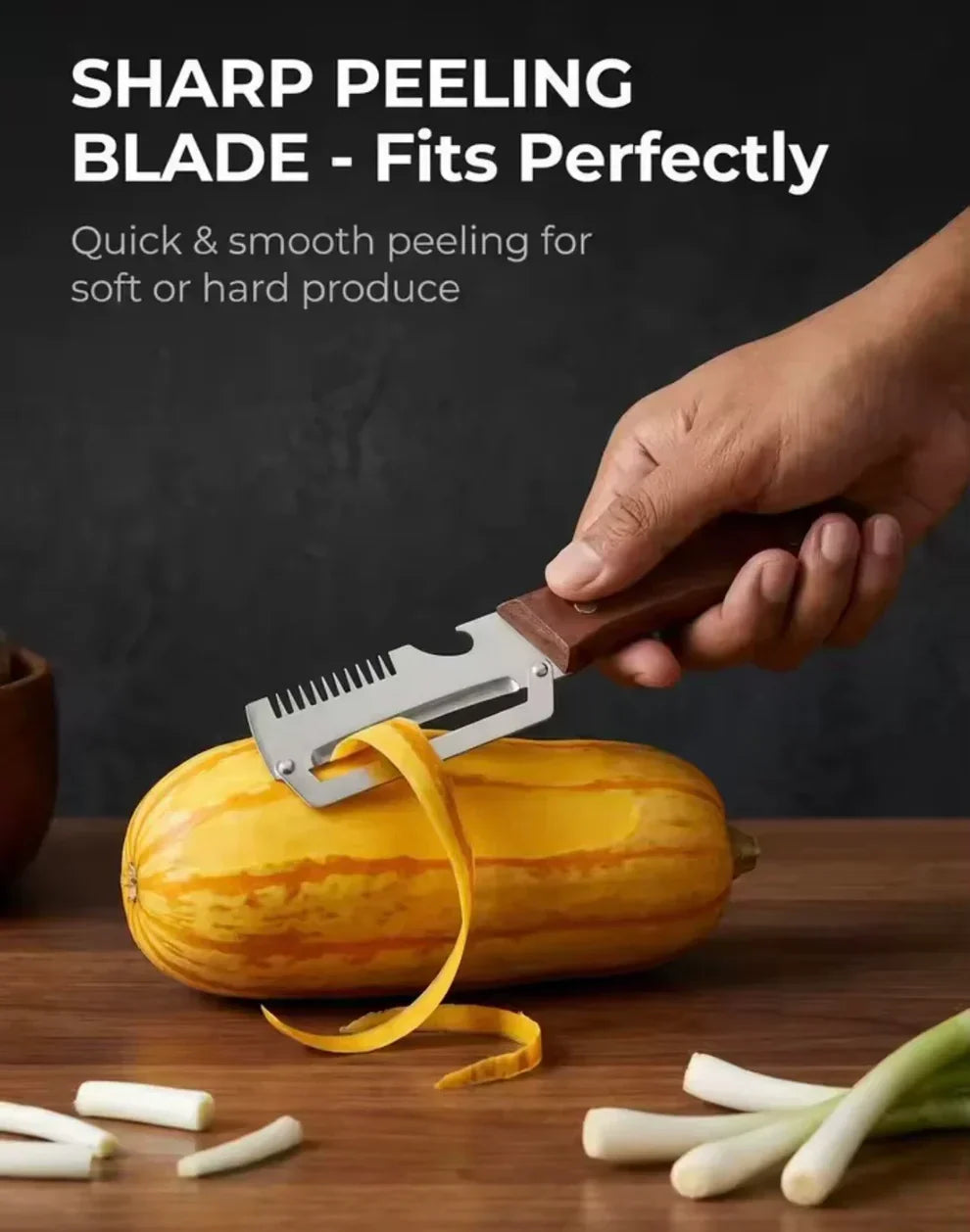2-in-1 Serrated Vegetable Peeler