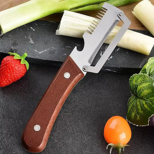 2-in-1 Serrated Vegetable Peeler