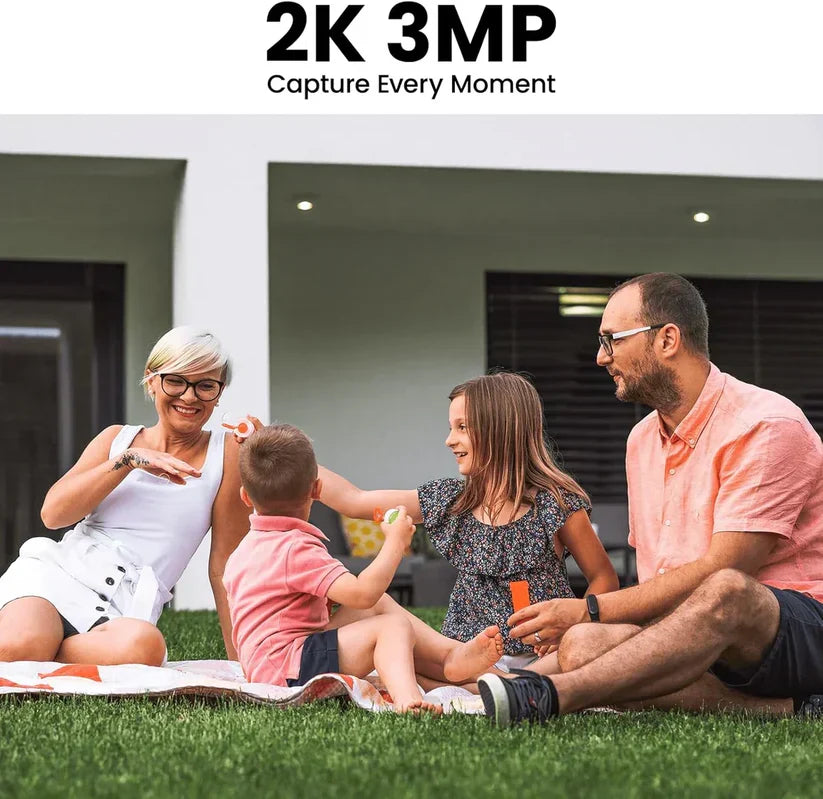 2K Solar Outdoor Security Camera