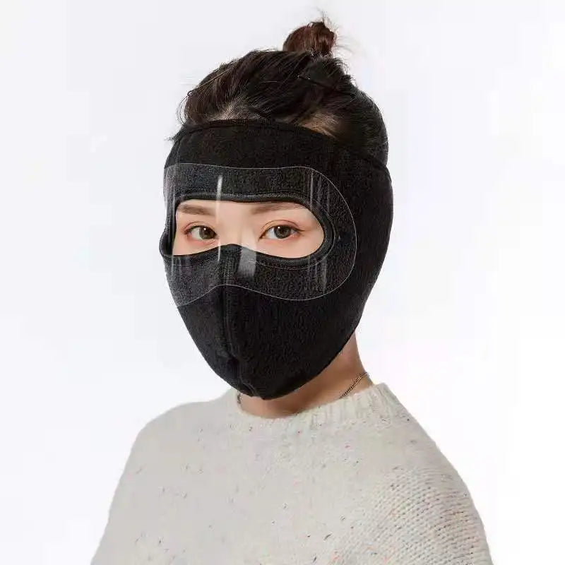 Winter Motorcycle Face Mask with Goggles