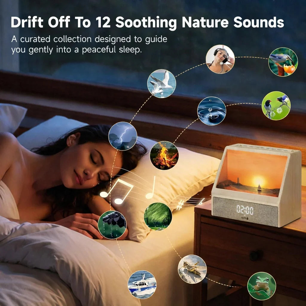 Sunrise Alarm Clock with Bluetooth Speaker