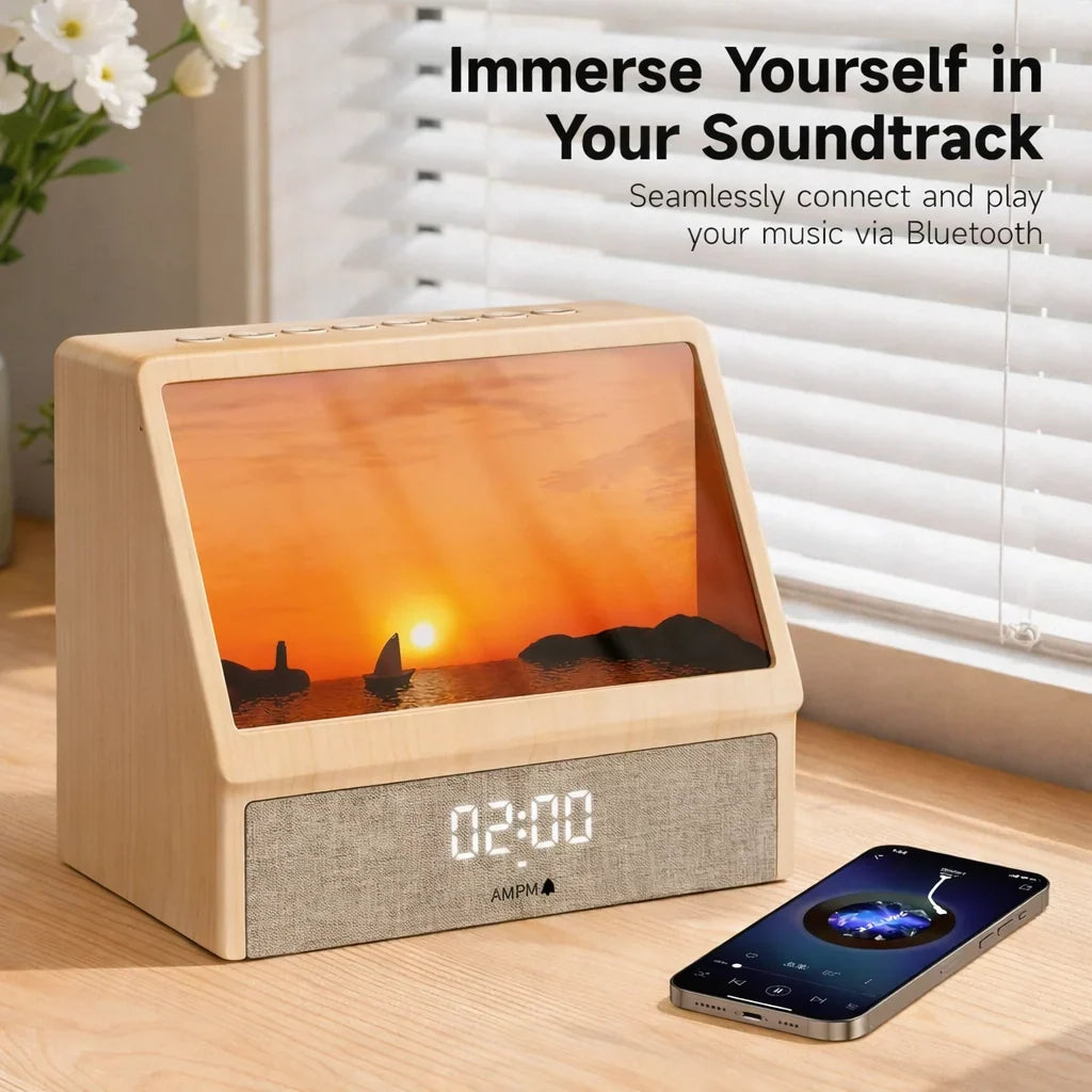 Sunrise Alarm Clock with Bluetooth Speaker
