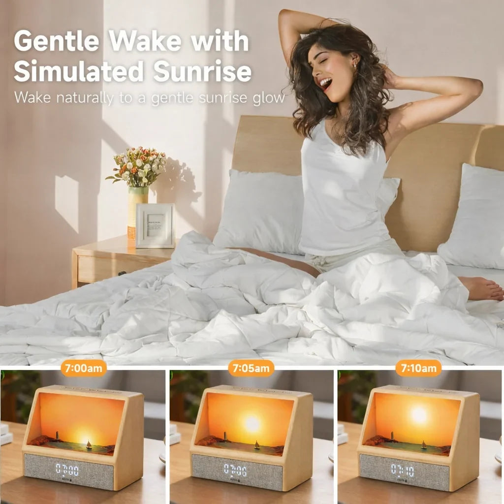 Sunrise Alarm Clock with Bluetooth Speaker