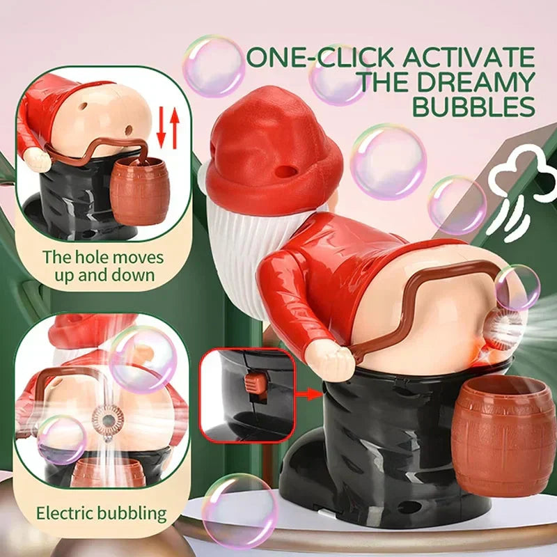 Santa Bubble Blower – Music & Bubbles