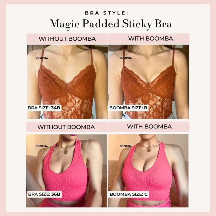 Padded Sticky Bra – Reusable Lift & Cleavage
