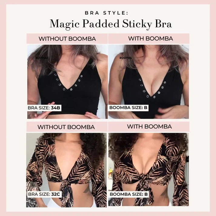 Padded Sticky Bra – Reusable Lift & Cleavage