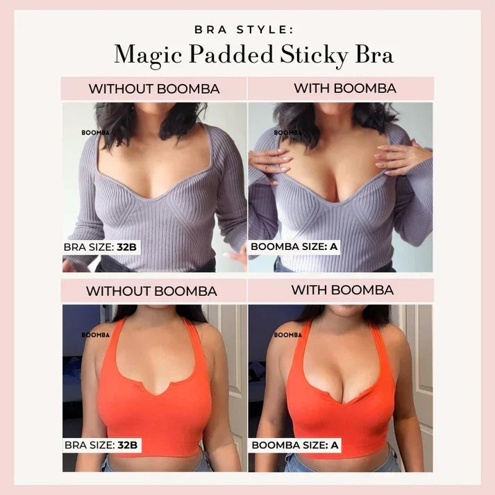 Padded Sticky Bra – Reusable Lift & Cleavage