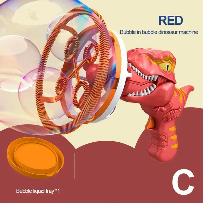 Dinosaur Bubble Machine – Bubble-in-Bubble