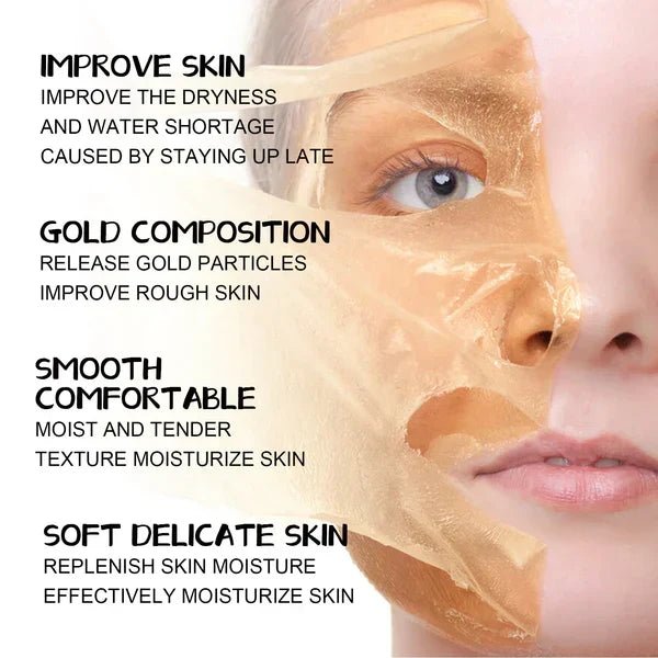 Gold Peel-Off Face Mask – Radiant Glow