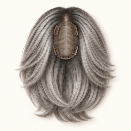 Hair topper – Gray