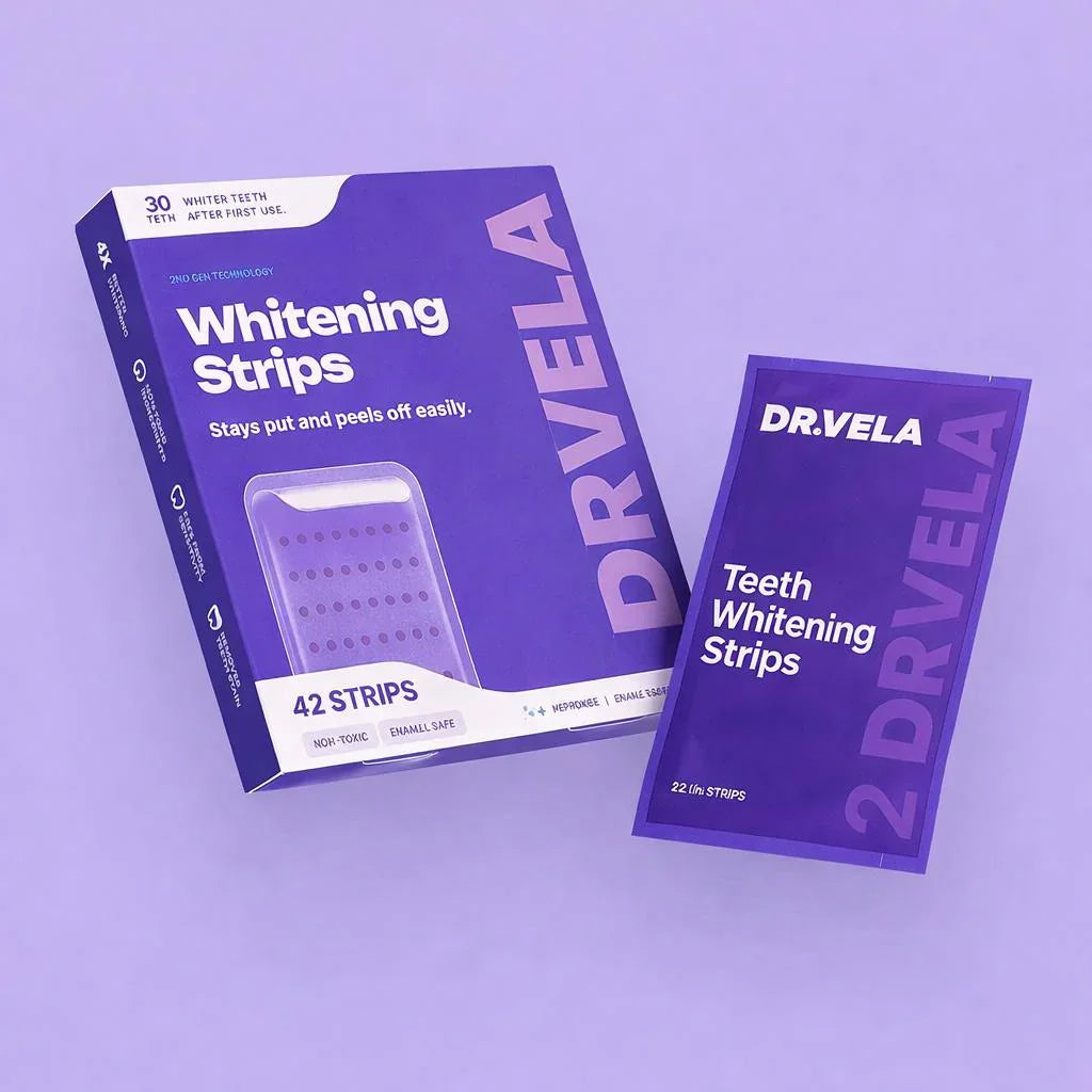 Purple Teeth Whitening Strips – PAP Formula