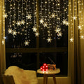 Snowflake Curtain Lights – 10.5 ft LED